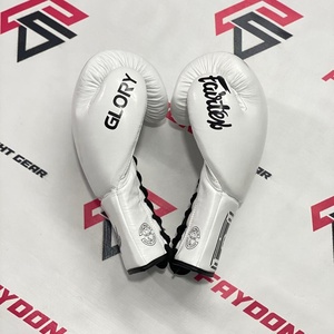 ถุงมือชกมวย Fairtex X Glory รุ่นลิมิเต็ดอิดิชั่น คุณภาพสูงสุด หนังแท้ 100% แบบผูกเชือก สำหรับฝึกซ้อม - Product Image 2