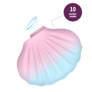 GINYA yeni Patent sevimli kabuk Mini vibratör kadın klitoral emme stimülatörü meme masaj aleti seks oyuncakları kadınlar için emme oyuncak - Product Image 2