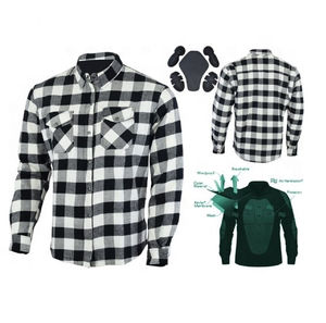 Chemises en flanelle pour hommes grande taille, coton de haute qualité 250 g/m², respirant, épaules tombantes, impression 3D personnalisée, tissu tricoté vierge, moto - Product Image 4