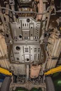 도매 OEM 4x4 외부 액세서리 알루미늄 합금 닛산 순찰 Y61 스키드 플레이트 엔진 가드 플레이트 언더 바디 보호 - Product Image 2