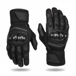 Gants de moto toutes saisons, blindés CE, combinaison cuir de vache et peau de chèvre, taille ajustée sur mesure, fournisseur OEM mondial - Product Image 1