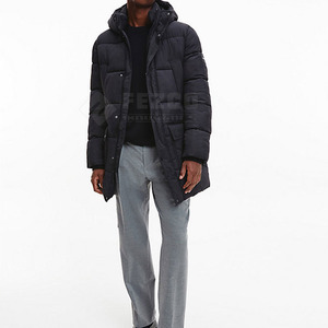 Chaquetas Acolchadas con Capucha Impermeables y Ecológicas de Manga Larga para Invierno, Estilo Personalizado 2025 para Hombre, Precio al por Mayor - Product Image 4