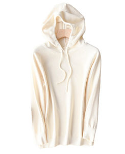 Sudadera holgada de algodón 100% para mujer, ropa deportiva con logo bordado personalizado, gruesa, de gran tamaño - Product Image 1