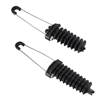 Pince d'ancrage en forme de coin PA1500 pince à bout mort en plastique de tension pince de câble d'alimentation électrique fil inoxydable ADSS