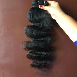 Extensions de cheveux indiens naturels ondulés profonds paquets de cheveux grossiers et soyeux avec fermetures à lacets sans perte ni enchevêtrement - Product Image 6