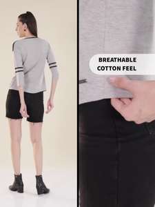 Ensemble t-shirt et pantalon de sport pour femme de haute qualité-Confortable et élégant-Parfait pour se prélasser et faire de l'exercice - Product Image 6