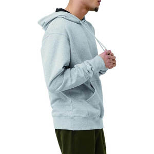 Sudadera con capucha transpirable de algodón orgánico grueso estampado a la moda de invierno para hombre personalizada al por mayor peso pesado - Product Image 5