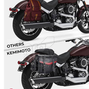 Sacs de selle en cuir véritable - PROPLUS INDUSTRY PI-LSB-1904, fabrication artisanale de haute qualité, rangement personnalisé pour la randonnée à cheval - Product Image 4