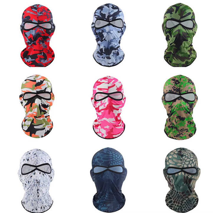 Full Face Cover Ski Mask Winter Custom Balaclava Full Face Mask for Outdoor Sports Tactical Hat