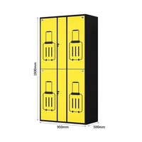 Casier intelligent de livraison en libre-service avec écran, casier numérique express, casier à bagages intelligent en promotion