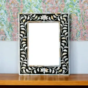 กรอบรูปมุกแบบวินเทจโบราณงานฝีมือที่ซับซ้อนสะท้อนความงามของขวัญราคาถูกที่ดีที่สุด - Product Image 3