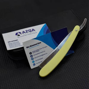 Navaja de Afeitar Profesional de Acero Inoxidable con Mango de Plástico, Navaja de Afeitar Plegable para Barbería, Herramienta de Peluquería - Product Image 5