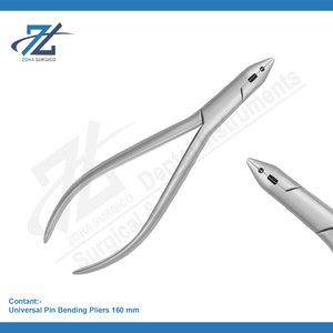 Alicates Universales para Doblar Pines de 160 mm, Acero Inoxidable, Manuales, de Alta Calidad, Uso Profesional Dental, 1 Año de Garantía del Fabricante - Product Image 2
