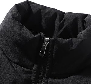 Chaqueta acolchada de manga larga con cuello levantado para hombre de alta calidad para invierno Chaquetas acolchadas de precio razonable para la venta - Product Image 4