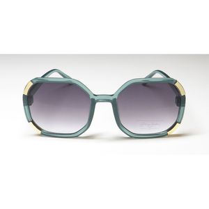 Occhiali da Sole Sean John SJS2035, Protezione UV/UVB 100%, Lenti Sfumate, Montatura Leggera Quadrata, Verde Arancione, Stile Elegante e Moderno - Product Image 3