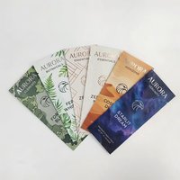 Sacs en Mylar personnalisés imprimés en gros par le fabricant, sacs en Mylar irisés avec fermeture éclair et fond plat pour bonbons et snacks, holographiques