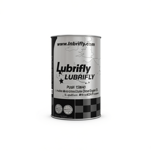 Huile moteur diesel minérale Lubrifly Push 15W40 pour usage intensif, 5 L, compatible API CK 4 et ACEA E9, pour moteurs diesel et essence - Product Image 3
