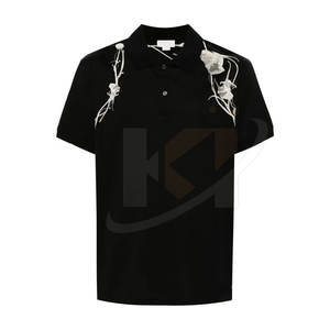 Nouveau design Polo à broderie pour hommes évacuant l'humidité Meilleure vente T-shirt polo à broderie surdimensionné pour hommes fabriqué dans la meilleure qualité - Product Image 1