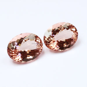 Lote al por mayor de piedras preciosas sueltas de corte ovalado de alta calidad, morganita rosa preciosa para joyería, 6x3MM, piedras preciosas de morganita de corte ovalado, OEM y ODM - Product Image 1