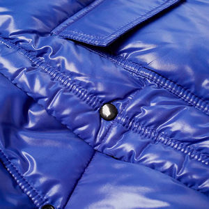 2025 chaqueta de moda de invierno personalizada para hombre, chaqueta acolchada de algodón brillante con cuello levantado y capucha a prueba de viento, abrigo de invierno de burbujas - Product Image 6
