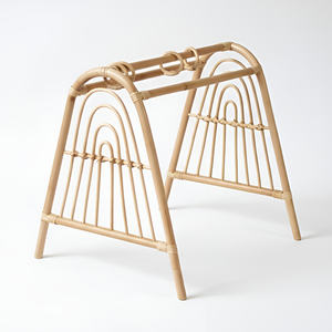 Fournisseur de gyms de jeu pour bébés en rotin naturel de qualité excellente, vente de tapis de jeu faits à la main pour nouveau-nés - Product Image 5