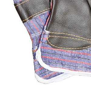 Gants de travail en cuir pour meubles de la meilleure qualité Gants de travail de gréeur canadiens Gants de menuiserie de construction en cuir du Pakistan - Product Image 5