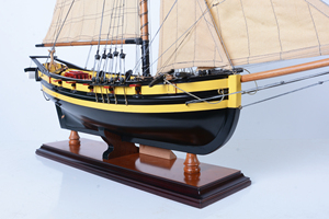 Modèle de bateau Le Renard, cadre décoratif pour la décoration de la maison, 61,5Lx21Wx64H cm - Product Image 5