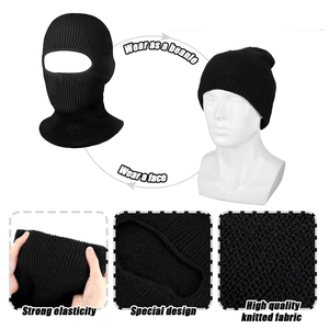 Pasamontañas Térmico Ultra Suave de Marca Propia, Tejido de Secado Rápido, Material Transpirable, Estilo de Imagen Unisex para Deportes Activos - Product Image 4