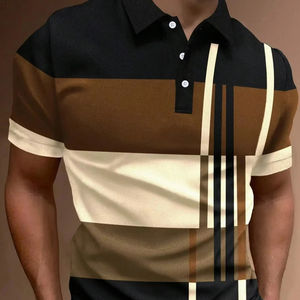 Polo surdimensionné été à manches courtes T-Shirt respirant vêtements pour hommes décontracté sport rue Polo hommes vêtements - Product Image 2