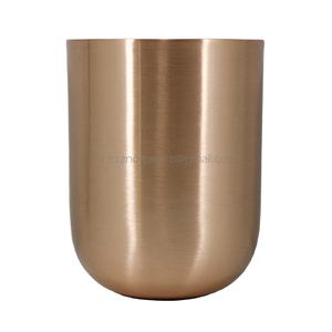 Bougeoir vide en or à impression personnalisée avec une capacité de Containers-16oz en cuivre de luxe Décoration de la maison de style floral moderne - Product Image 2