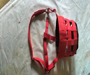 Bozal de pastoreo de nailon ecuestre de caballo adjunto Breakaway Halter de liberación rápida nariz acolchada forro polar forrado de piel para compras en línea - Product Image 2