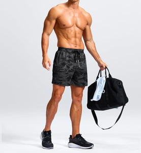 <b>Men's</b> Training <b>Shorts</b> Breathable Polyester Custom Camouflage Quick Dry Jogger for Gym Basketball Knee length <b>Camo</b> <b>Shorts</b> - Product Image 6