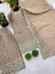 Indian Designer <b>Beautiful</b> Top Sharara Dupatta Bollywood Pakistani Party Wear Ethnic Salwar Suit Dress designer Sharara suit - Product Image 5