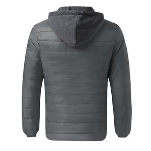 OEM Luxury Men's <b>Puffer</b> <b>Jacket</b> <b>Light</b> Shiny Canvas Fabric Hot Sale Thick Winter Bubble Hooded <b>Jacket</b> Custom Logo Stand Design - Product Image 6