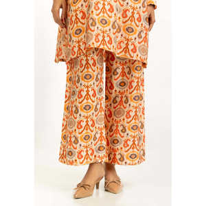 Conjunto Coordinado de Algodón y Nailon Estampado IPST-55175, Atuendo Casual de 2 Piezas con Diseño sin Cuello, Tallas de la XXS a la 3XL para Primavera/Verano - Product Image 3