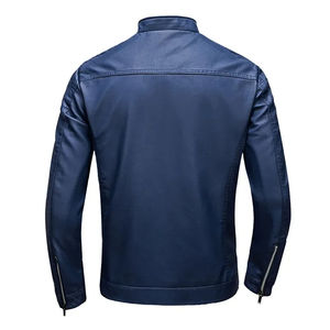 Chaqueta Acolchada de Cuero Vacuno Personalizada para Hombre, Estilo Urbano, Resistente al Viento, Transpirable, Ecológica, Ajustada, Ropa de Invierno - Product Image 5