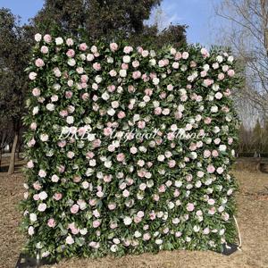Flores DKB, suministros de boda, producto más vendido, 5D, rosa, hojas verdes, evento, boda, decoración de pared, flor artificial - Product Image 3