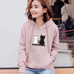 Sudaderas con Capucha de Felpa de Manga Larga a la Moda, Diseño Personalizado, Nueva Colección de Ropa para Mujer 2024 - Product Image 5