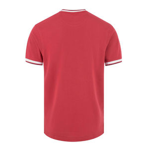 T-shirts pour hommes de haute qualité Logo personnalisé Col côtelé et manches Couleur unie T-shirts respirants légers en meilleure vente - Product Image 2