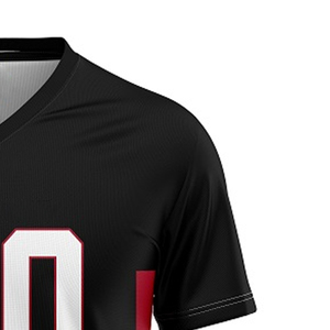 Maillot de football américain à manches courtes sur mesure, respirant, grande taille, haute qualité, imprimé OEM, prix raisonnable - Product Image 6