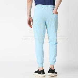 High Quality <b>Men's</b> <b>Skinny</b> <b>Jogger</b> Pants Cotton Plain Dyed Windproof Outdoor Casual Style Anti-Wrinkle Quick Dry Breathable - Product Image 4