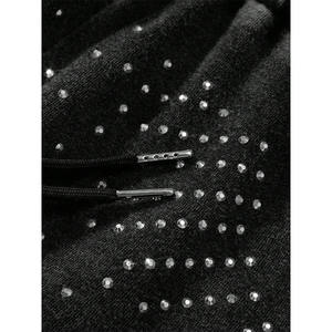 กางเกงขาสั้นผู้ชายประดับพลอยเทียมคุณภาพสูงผ้าคอตตอนสีทึบลาย100% - Product Image 3