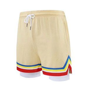 Pantalones cortos de gimnasio de secado rápido OEM para hombres, pantalones de chándal para entrenamiento de tenis y correr, nombre de equipo personalizado para entrenamiento físico - Product Image 5