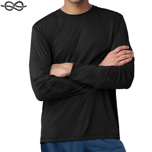 Camiseta de Compresión de Manga Larga para Hombre, Color OEM, Transpirable, de Secado Rápido, Tejido Deportivo, Absorbe la Humedad, Ligera - Product Image 3