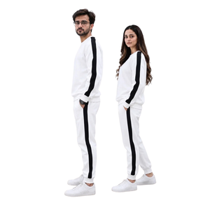 Custom Men <b>Women</b> Tracksuit Set Hooded Sweatshirt <b>Jogger</b> Pants <b>Fleece</b> Winter Casual Sportswear - Product Image 2