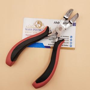 Pince Dentelée Droite en Acier Inoxydable pour Extensions de Cheveux Écrasement Fusion Colle Bond Outil d'Extension de Cheveux - Product Image 3