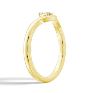 Bague solitaire en or 9 carats avec diamant moissanite taille ovale – Élégante bague solitaire en moissanite - Product Image 2