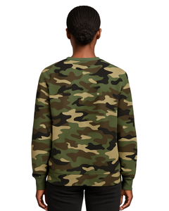 เสื้อสเวตเชิ้ตคอกลมลายพรางสำหรับสาวๆ ชุดนักเรียนหญิงกรีก สีชมพูและสีเขียว เสื้อสเวตเตอร์ลำลองสำหรับนักศึกษาหญิง ชุดนักเรียนหญิงกรีก - Product Image 6