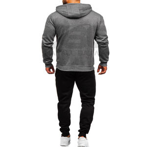 Personnalisé Slim Fit Hommes Survêtements 2023 Haute Qualité Polaire Imprimé Plus La Taille Casual Sportswear XL Zip up Survêtement Ensemble Gym Hiver - Product Image 6