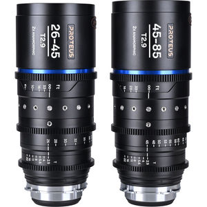 2026 Optics Laowa Proteus 2x S35 Anamorphic T2.9 ชุดเลนส์ 2 ตัว พร้อม 2026 PL Feet Blue Flare - Product Image 2
